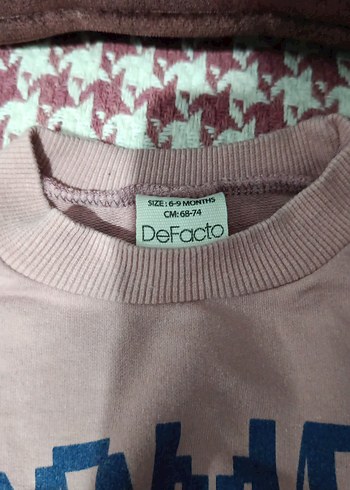 Kız Çocuk Pembe Kısa Kollu Sweatshirt - Görsel 2