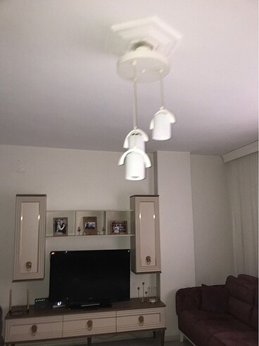 3 lü cam avize