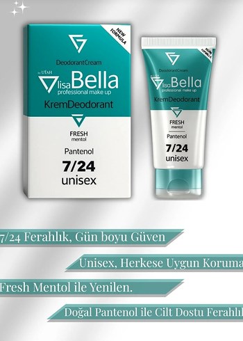 lisa bella krem deodorant - Görsel 4