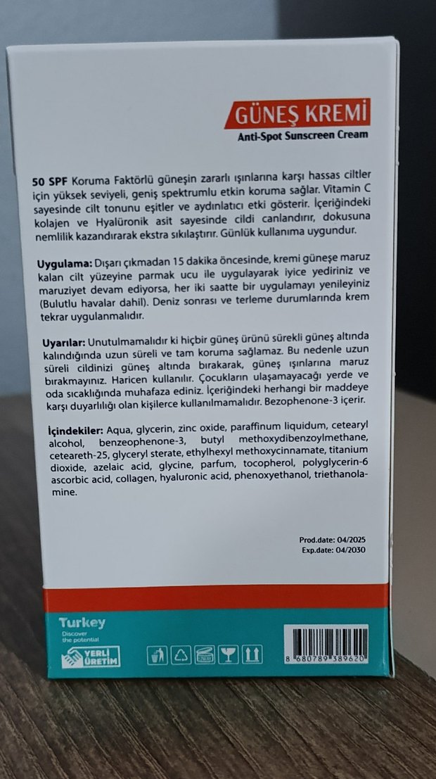 Vısa Bella SPF50+ Leke Karşıtı Güneş Kremi 50 ml - Görsel 2