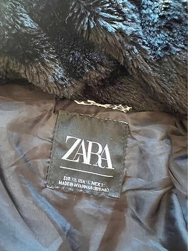 l Beden siyah Renk Zara mont