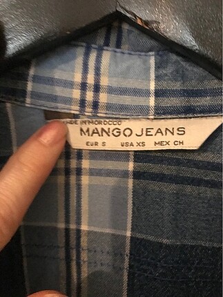 mango jean gönlek