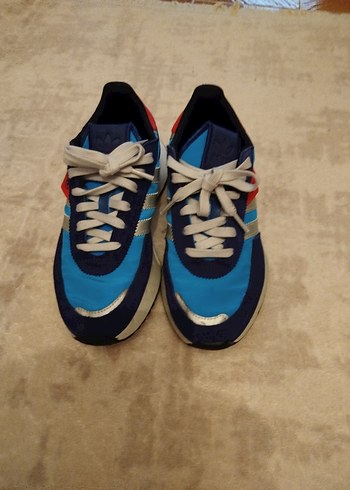 38 Beden mavi Renk Adidas spor ayakkabı bayan 38 numara