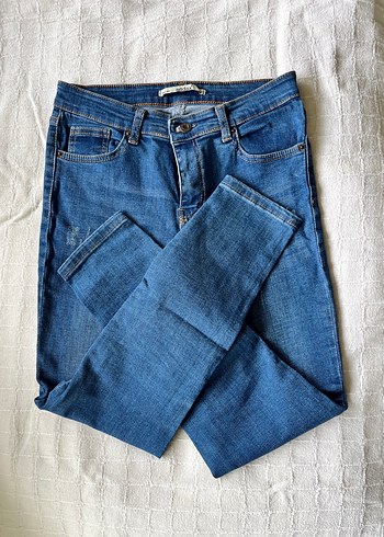 Addax Mavi Denim Skinny Jean Pantolon