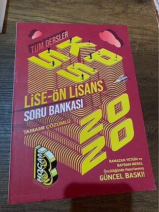 Benim Hocam Önlisans Lise KPSS SINAV