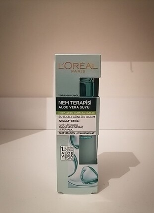 loreal paris nem terapisi aloe vera suyu