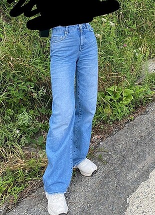 Wide leg/ plazzo/bol paça Jean pantolon