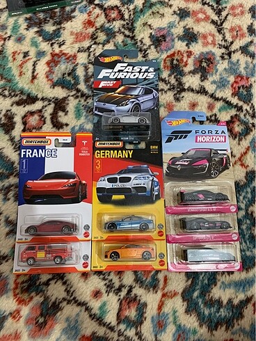 Hot wheels matchbox adet