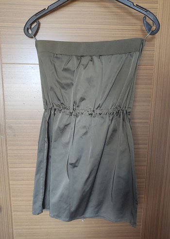 xs Beden Zara Mini Straplez Elbise