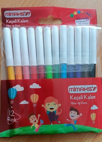 Beden Renk Keçeli kalem,sulu boya