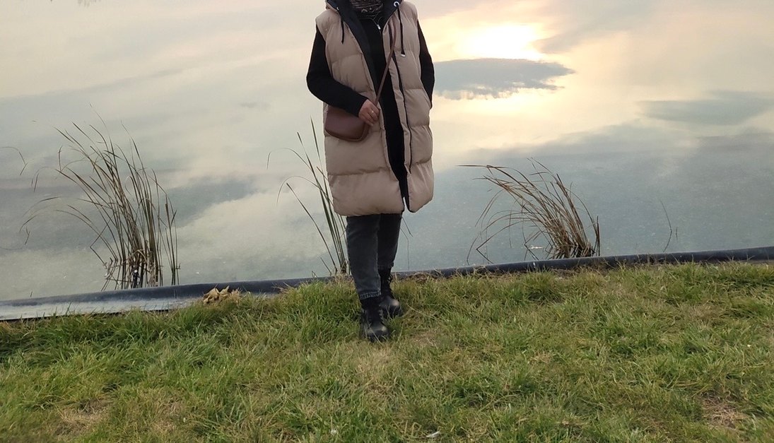 Kadın çift taraflı şişme mont - Görsel 3