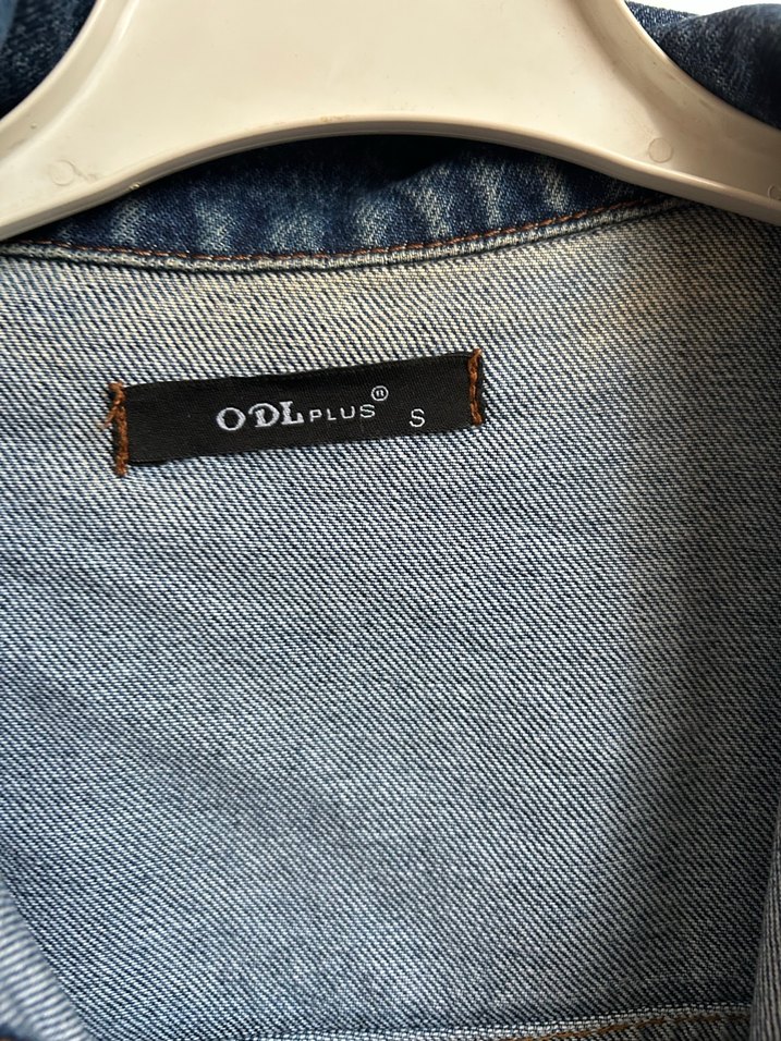 Mavi kot ceket Ceket - Görsel 3