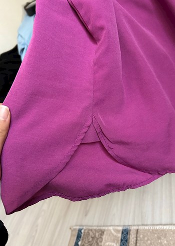 Mor  Kadın Gömlek - Görsel 3