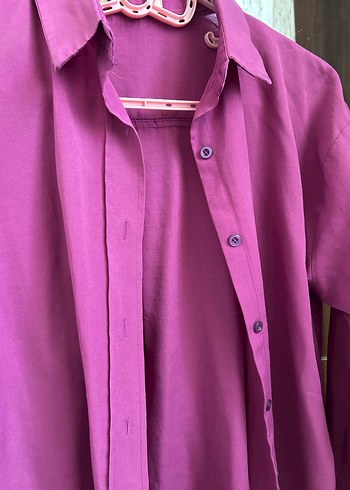 Mor  Kadın Gömlek - Görsel 4