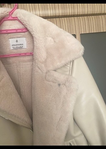 Bej Deri Kadın Ceket, mont - Görsel 2