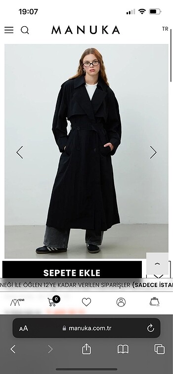 m Beden Manuka trençkot