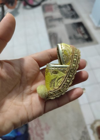 Vintage Altın Desenli magnet