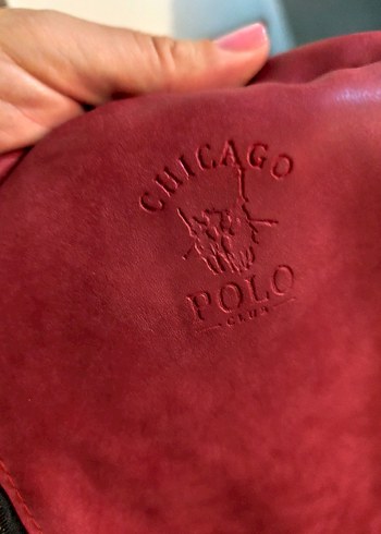 U.S Polo Assn. Parlak Kırmızı Deri Kadın Sırt Çantası