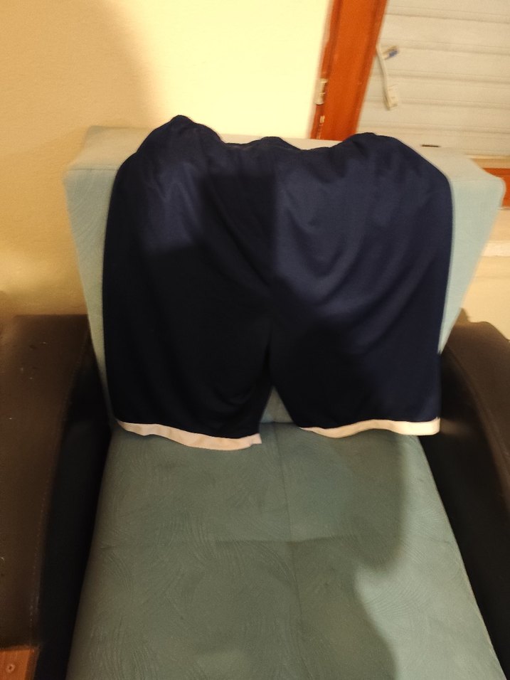 Drapeli Koyu Mavi lacivert şort - Görsel 3