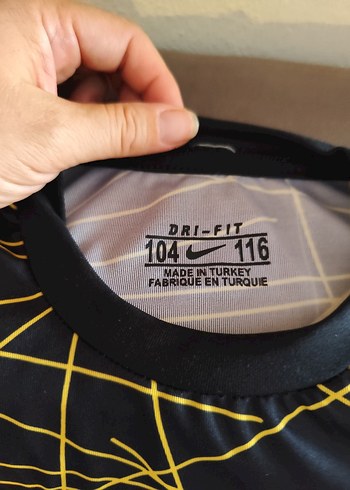 Nike Erkek Siyah Mini Baskılı Spor Forma Takımı 4_5 yaş çocuk