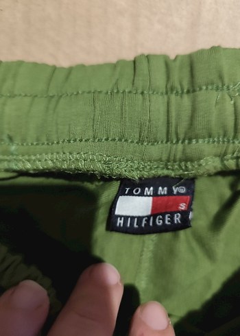 Tommy Hilfiger Yeşil Mini Şort - Görsel 2
