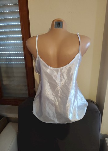 29 Beden Beyaz Mini Askılı Bohem Kadın Gecelik