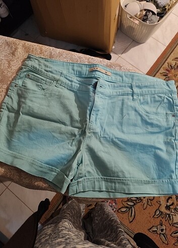 Mini şort turkuaz