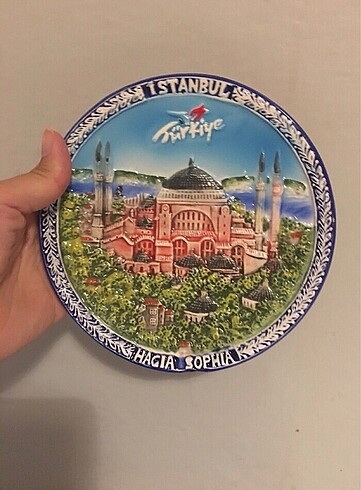 Türkiye Ayasofya duvar tabağı süsü