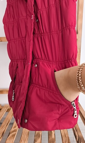 m Beden bordo Renk Kadın şişme yelek