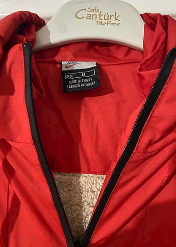 Kırmızı Fermuarlı Erkek mont - Görsel 4