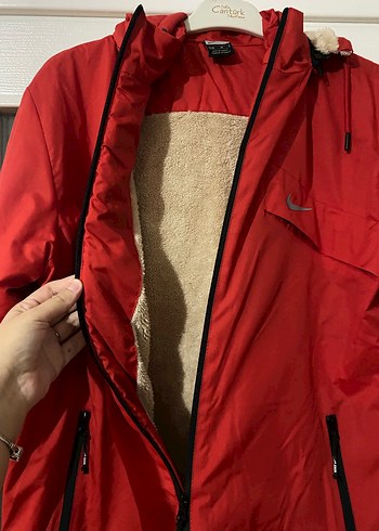 Kırmızı Fermuarlı Erkek mont - Görsel 5
