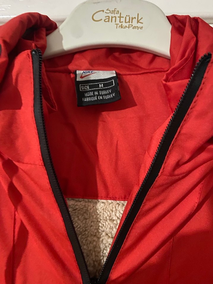 Kırmızı Fermuarlı Erkek mont - Görsel 4