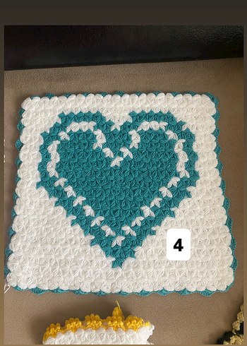 Bej Örgü Banyo lifi - Görsel 4