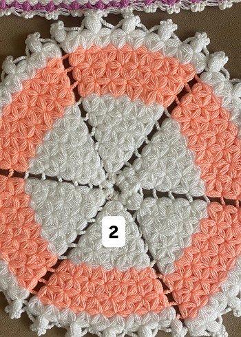 Bej Örgü Banyo lifi - Görsel 2