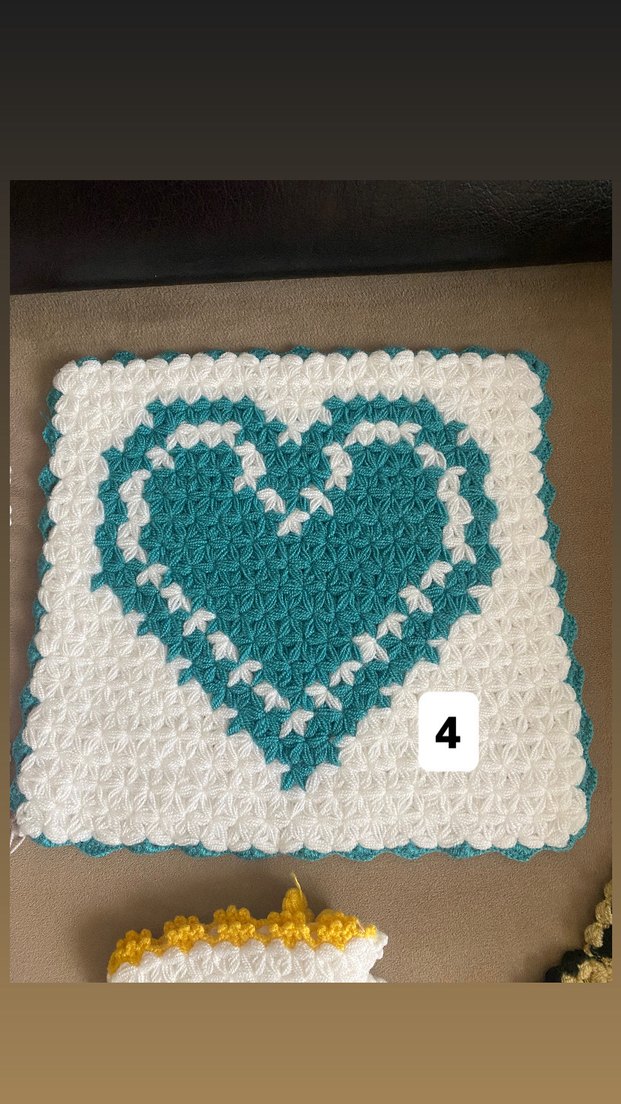 Bej Örgü Banyo lifi - Görsel 4