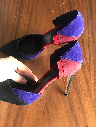 38 Beden siyah Renk Aldo Süet Deri İncetopuk Ayakkabı