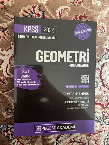 KPSS geometri pegem 2022 konu anlatımlı