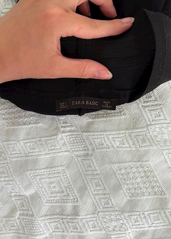 Zara basic marka Siyah Kadın Tayt - Görsel 2