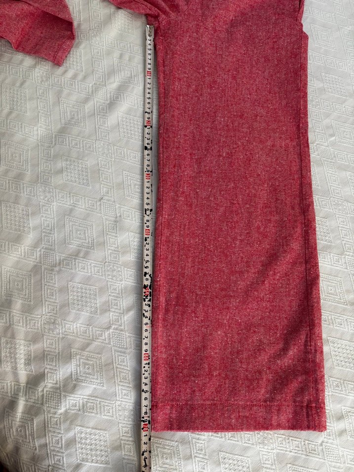 Düğmeli Pembe Midi Kadın Pantolon - Görsel 5