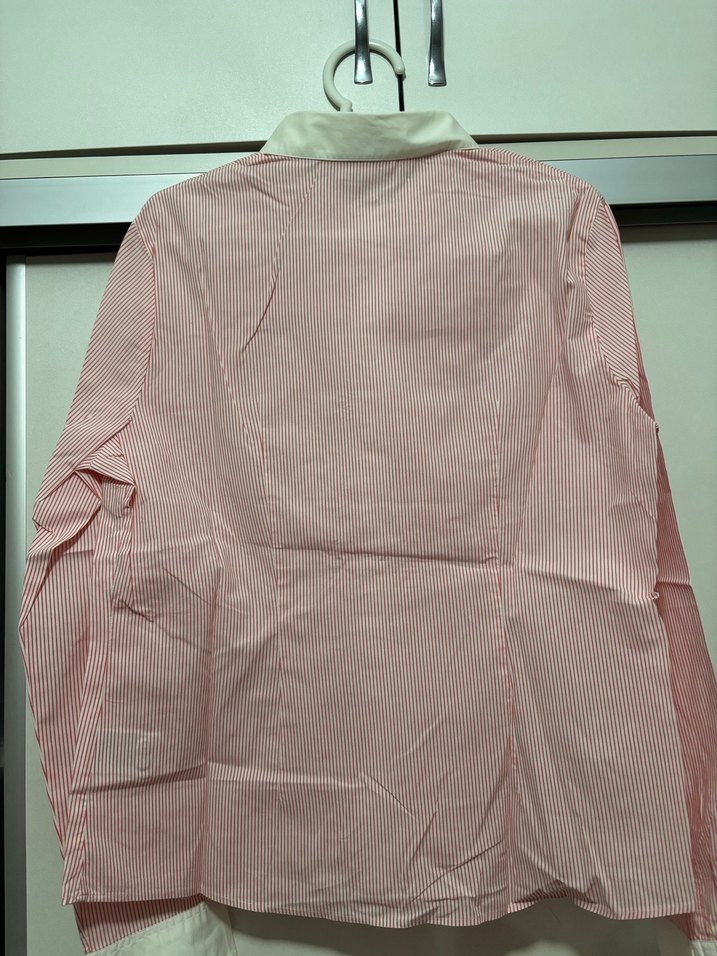 Lacoste pembe çizgili yeni gömlek - Görsel 3