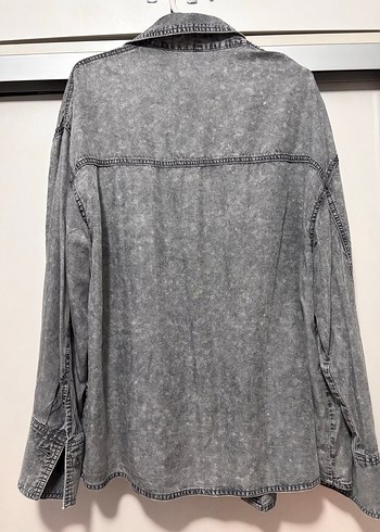 Gri Bağlama
H m kot gri gömlek lycell kumaş - Görsel 7