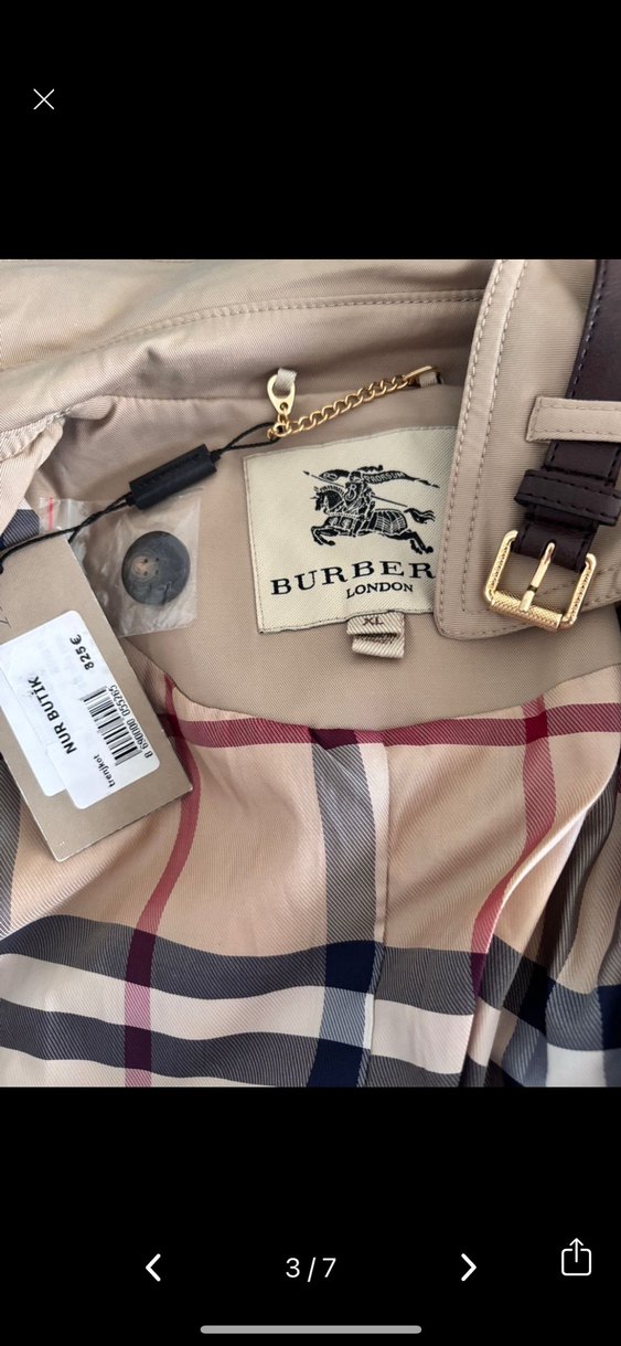Orijinal burberry trençkot - Görsel 3