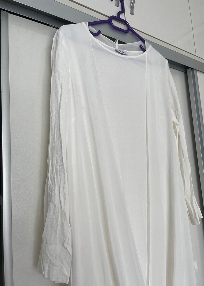 Aker şık beyaz bluz - Görsel 3