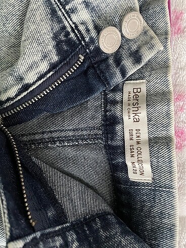 Bershka gri kot etek - Görsel 4