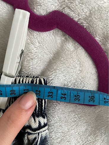 Bershka gri kot etek - Görsel 5