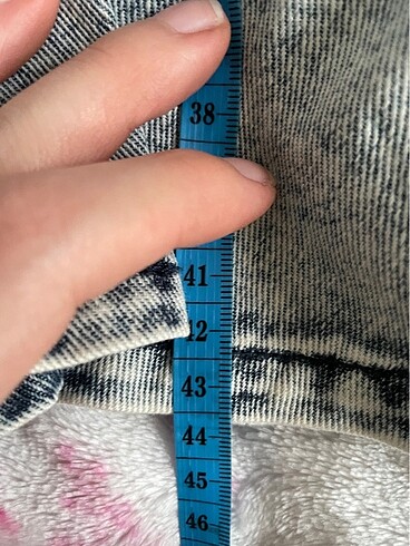 Bershka gri kot etek - Görsel 6