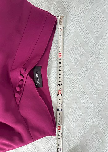 Mor Uzun Drapeli Kadın Etek - Görsel 5