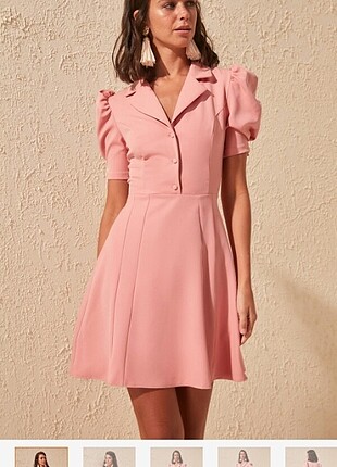 Pembe elbise 