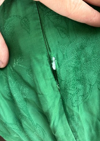 Uzun Yeşil Elbise - Görsel 5