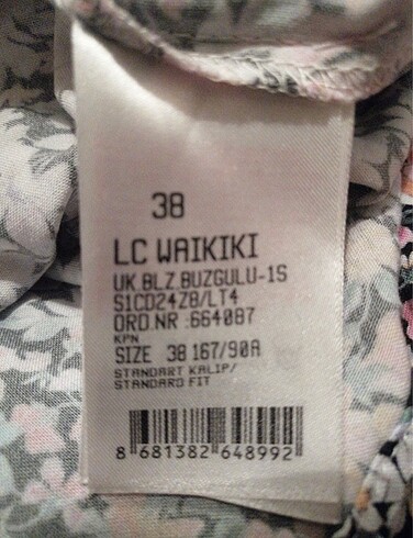 38 Beden Lcw Bluz
